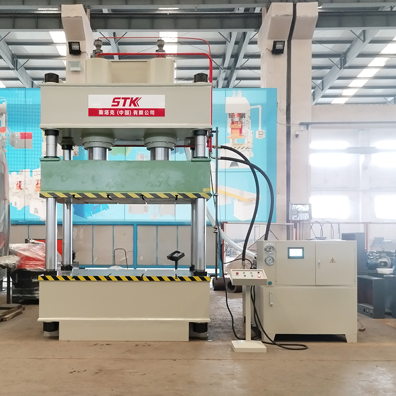 400T四柱三梁双缸液压机