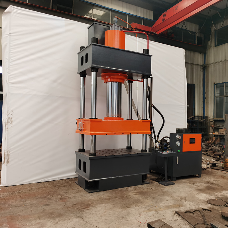 为山东客户定制汽车配件成型液压机